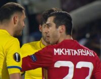 Europa League: Henrikh Mkhitaryan Helps Manchester United Draw 1-1 Against Rostov