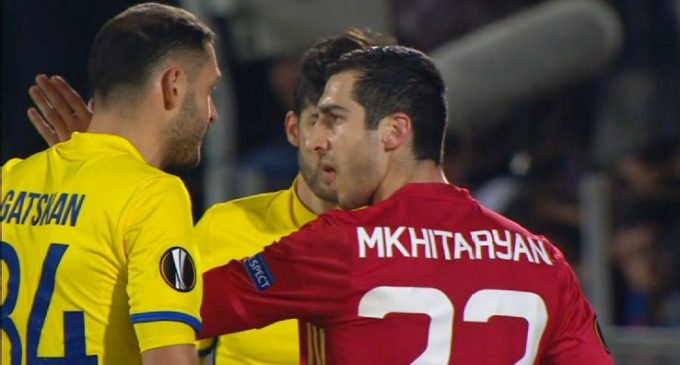 Europa League: Henrikh Mkhitaryan Helps Manchester United Draw 1-1 Against Rostov