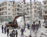 Syria mosque airstrike kills dozens of civilians near Aleppo