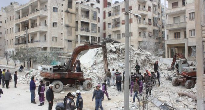 Syria mosque airstrike kills dozens of civilians near Aleppo