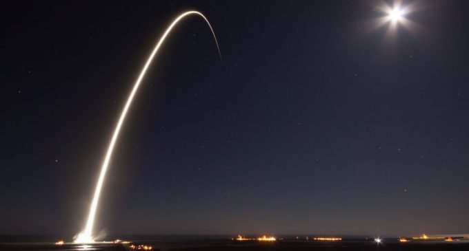 TV broadcast satellite launched aboard Falcon 9 rocket