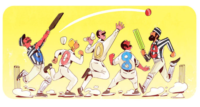 Google Doodle Celebrates 140 Years of Test Cricket