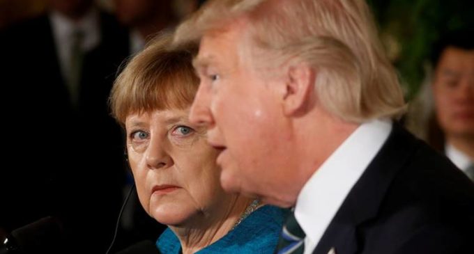 Donald Trump-Angela Merkel air differences in frosty first meeting