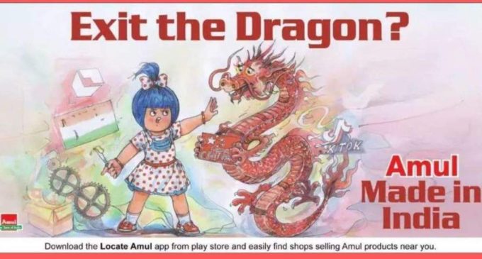 Amul’s account was banned by Twitter after showing ads against China