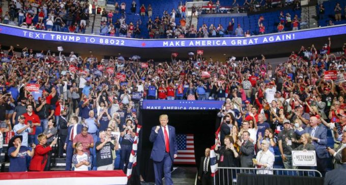 US elections 2020: Donald Trump boasts at Florida campaign rally of feeling ‘so powerful’