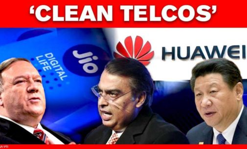 US agitated on China’s Huawei, said Jio ‘clean’