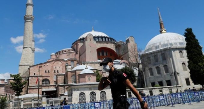 Turkey to cover Hagia Sophia’s Christian icons during prayers