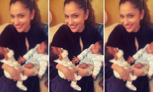 Ankita Lokhande welcomes twins Abeer and Abeera to family
