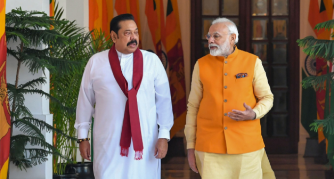 PM Modi Holds Bilateral Talks With Sri Lankan Prime Minister Mahinda Rajapaksa