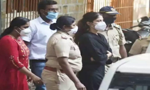 Rhea Chakraborty taken to Byculla jail