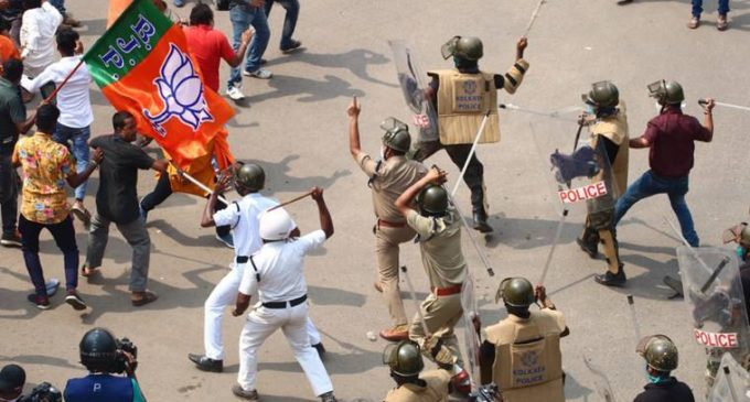 Bengal BJP’s ‘March to Nabanna’ turns violent