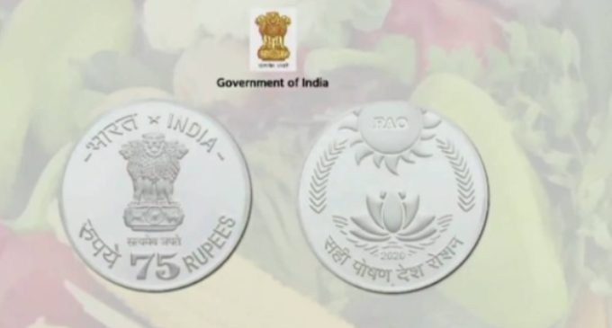 PM Modi releases Rs 75 coin to mark 75th year of FAO