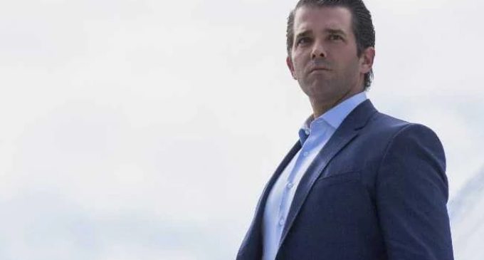 Donald Trump Jr infected by a coronavirus and in isolation