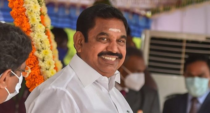 E Palaniswami to be AIADMK’s CM candidate for Tamil Nadu assembly election 2021