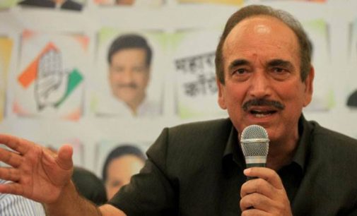 Congress leader Ghulam Nabi Azad tests positive for Covid-19