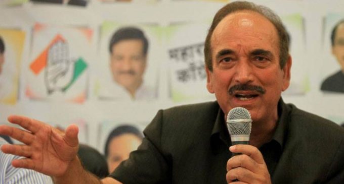 Congress leader Ghulam Nabi Azad tests positive for Covid-19