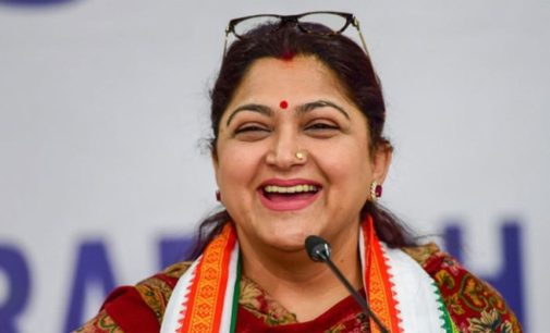 Khushbu Sundar detained on way to protest VCK chief’s Manusmriti comments